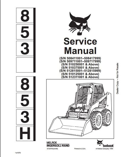 853 bobcat skid steer specs|bobcat 853 operator manual.